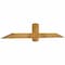 Ekena Millwork Eugene Rough Sawn Timber Gable Bracket, Western Red Cedar, 72"W x 12"H x 4"D x 4"F, 4/12 Pitch GBW072X12X0404EUG00RWR - alternate 2